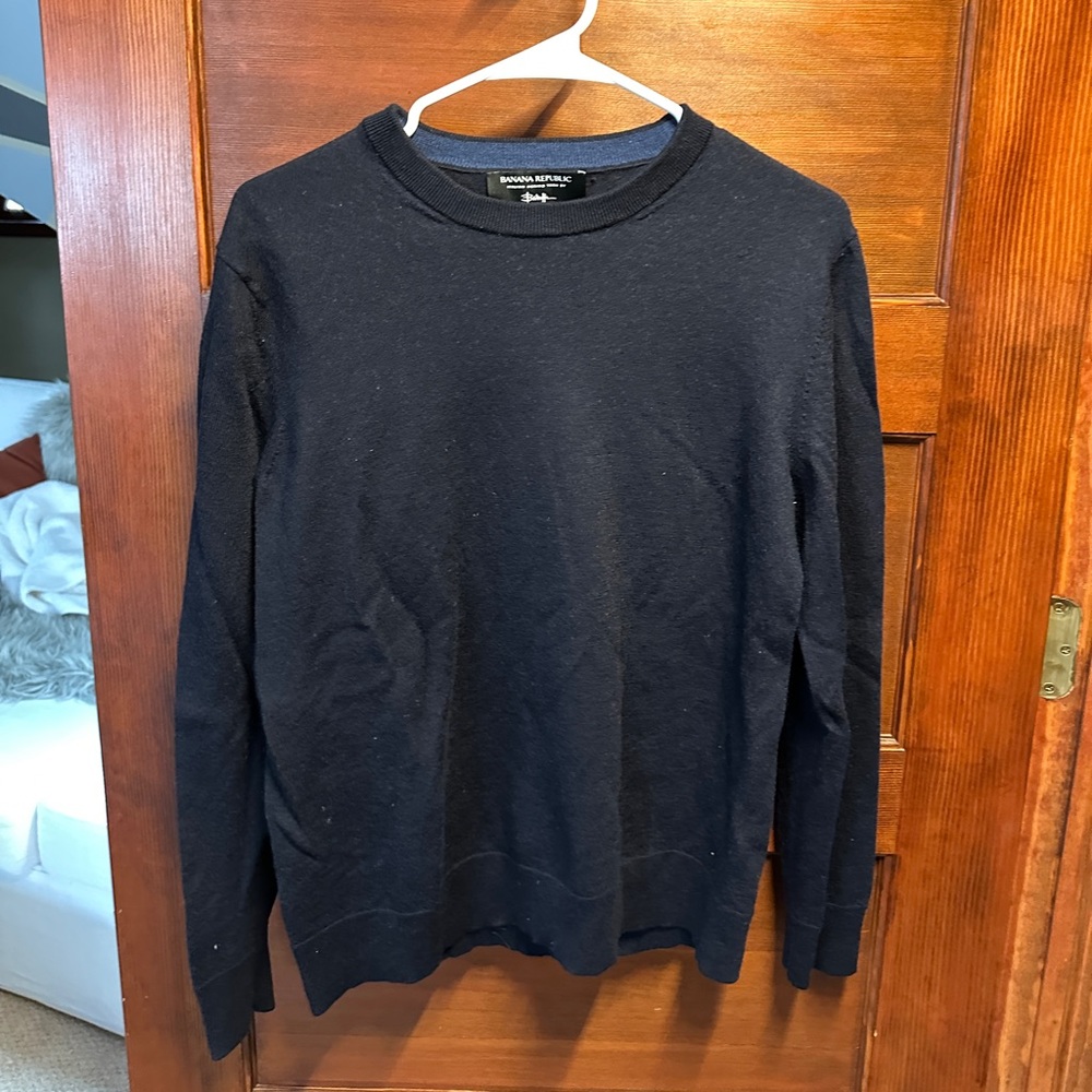 Banana Republic Navy Merino Sweater